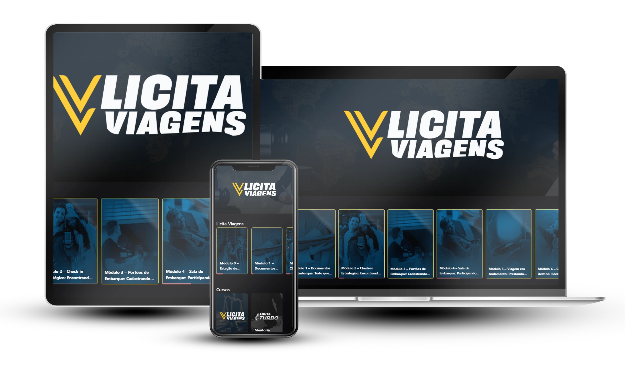 Mockup do curso